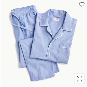 New In Bag J. Crew Pajama set in cotton poplin
